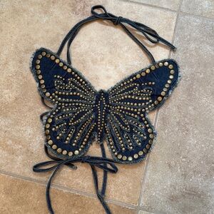 Butterfly Cropped Top